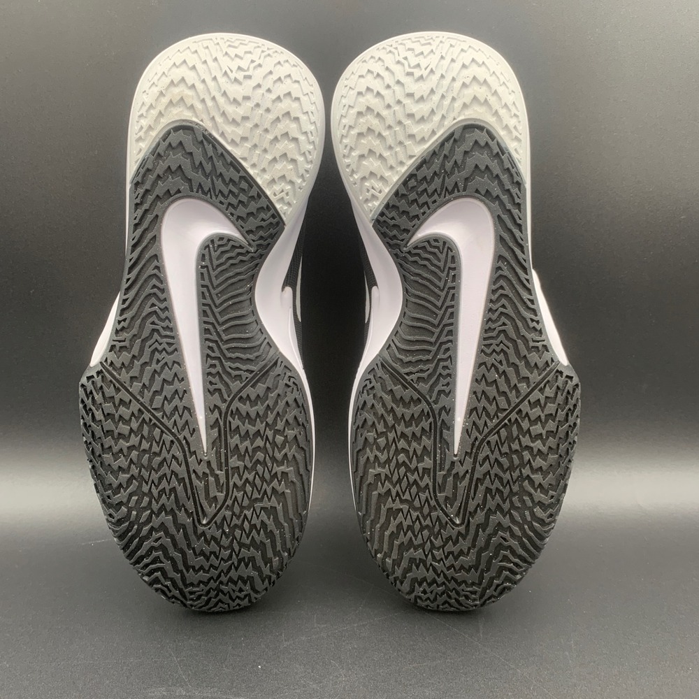 Nike Precision VII Basketball Shoes Black White Iron Grey FN4322-005 Mens 9 - Picture 3 of 8